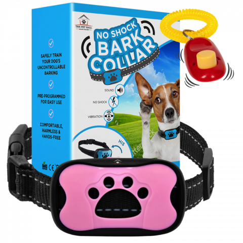 train your dog not to bark with this humane no shock vibration amp sound collar 