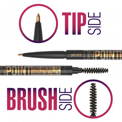 eliminate bald spots on the eyebrows with the best brow definer pencil