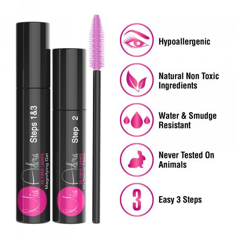 flake free 3d fiber lash mascara for users with sensitive eyes