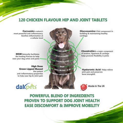 dakpets announces the amazon uk launch of dog hip amp joint glucosamine suppleme