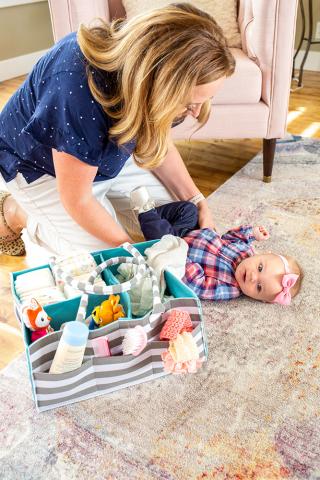find the best portable felt baby diaper storage caddy at this site stocking prem