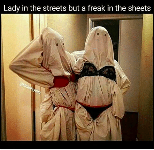 Freak In Sheets Meme