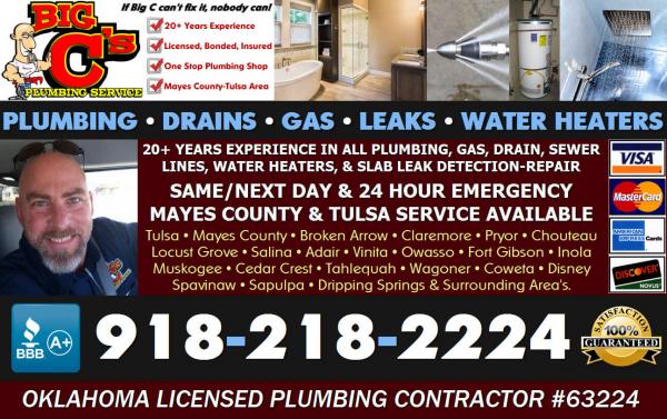 licensed tulsa plumbing contractor focuses on drain cleaning amp leak detection