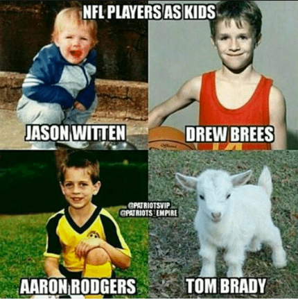 Tom Brady Goat Meme