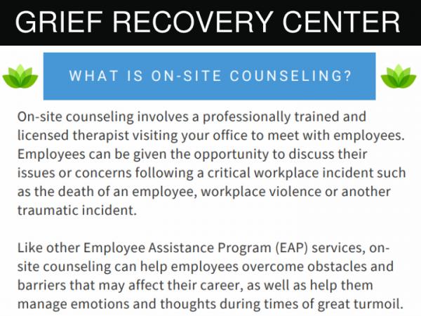workplace trauma amp loss counseling services being offered across houston tx