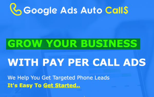 get more clients using google ads pay per call feature at earningcoach marketing