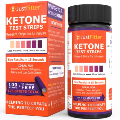 just fitter ketone test strips recommended by amazon shopper