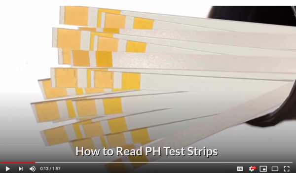 new faq video from just fitter helps users read ph test strips