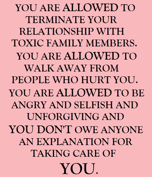 toxic family members quotes