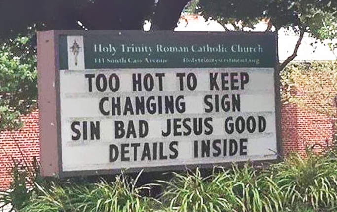 funny church signs