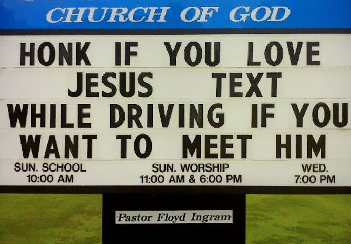 funny church signs