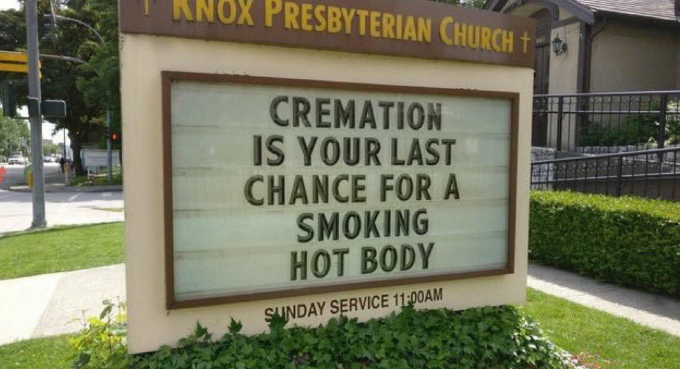 funny church signs