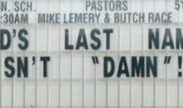 funny church signs