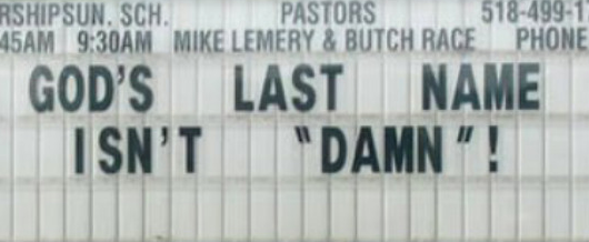 funny church signs