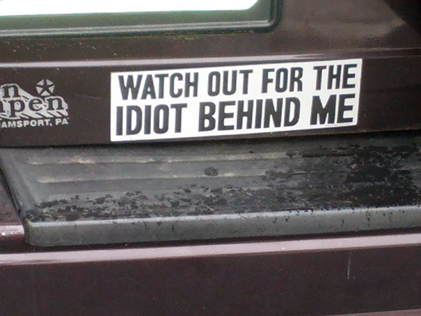 funny bumper stickers