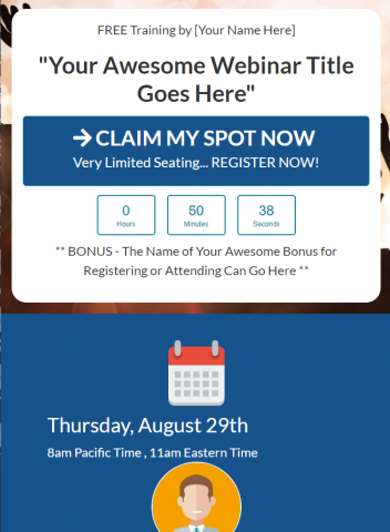 want more leads for your niche business webinar check out this dfy template