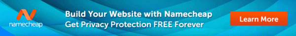 a great alternative or start to your own website with namecheap