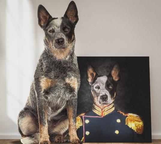 celebrate your pet with this custom historical themed portrait service