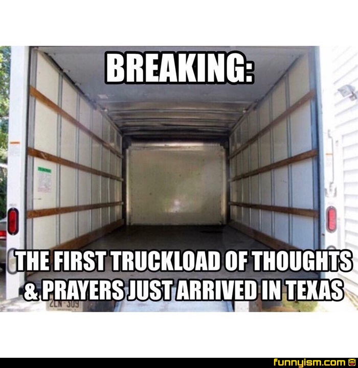 funny thoughts and prayers meme