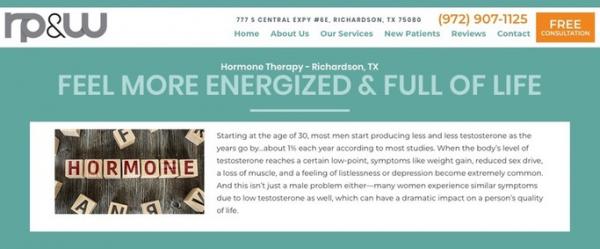 get the bet richardson tx chronic pain relief amp hormone replacement therapy