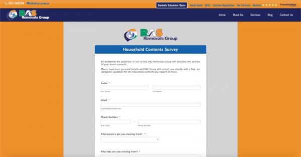 streamline your home move with this ras removals contents calculator service