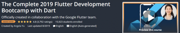 get the best step by step online training to become an expert flutter developer