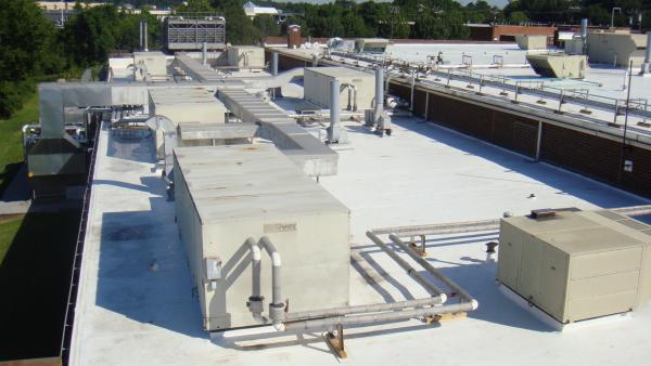 get the best flat roof re roofing commercial services in winston salem nc
