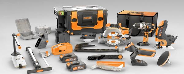get twelve of the most essential power tools in an easy to store toolkit