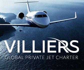 find your ideal private jet flight with villiers luxury travel specialists