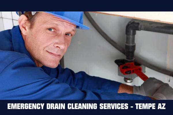 get emergency services for blocked sewer and clogged drains in tempe
