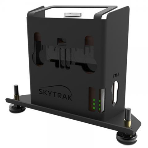 practice golf shots at home with the skytrak platinum simulator studio software