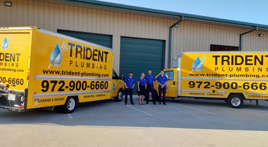 trident plumbing give back to local frisco community refilable water plan