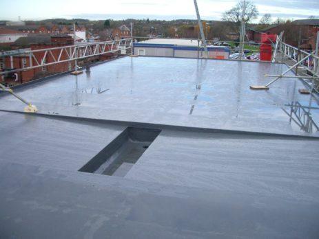 cold poured liquid seamless waterproofing for wellington industrial buildings