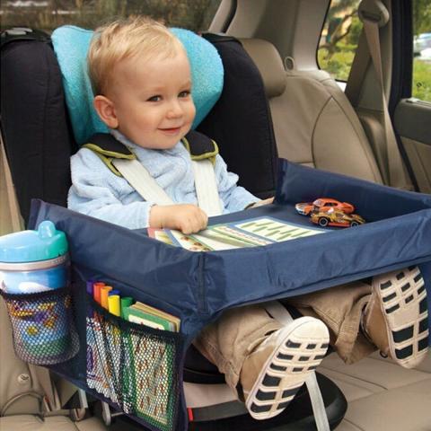 entertain your children on long drives with this padded foam tray