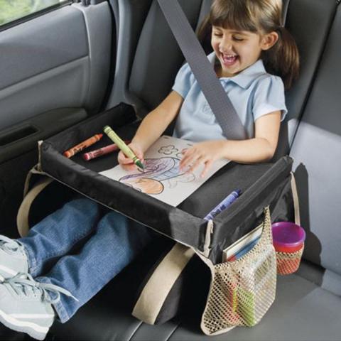 entertain your children on long drives with this padded foam tray