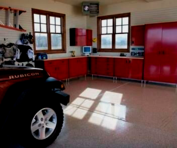 get the best garage floor concrete epoxy covering service in gilbert arizona