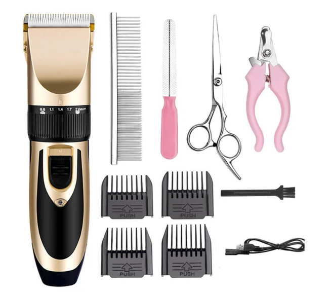 Find The Best Rechargeable Home-Based Pet Grooming Kit Fur Trimmer For Dogs