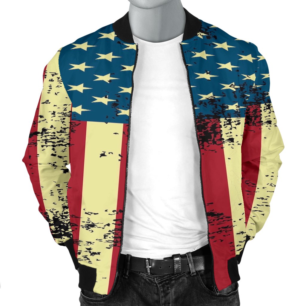 Get The Best Fashion Apparel Outerwear American Flag Bomber Jackets And ...
