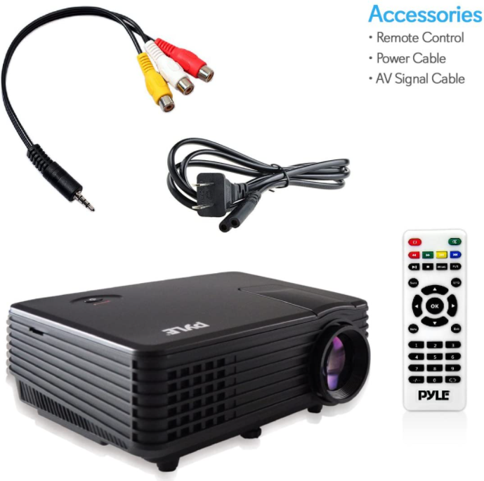Get Stunning Home Theater Entertainment With This Portable 1080p Projector