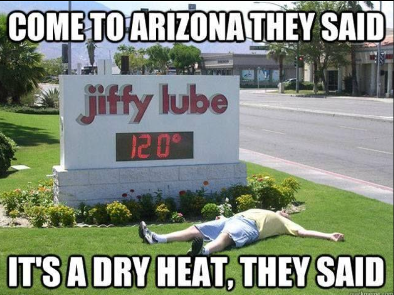Funny Arizona desert memes