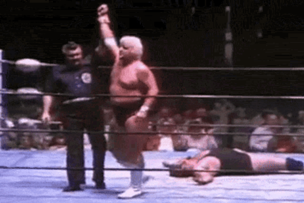 Dusty Rhodes declared winner