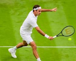 Image of Roger Federer, Wimbledon Tennis player