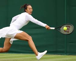 Image of Qinwen Zheng, Wimbledon Tennis player