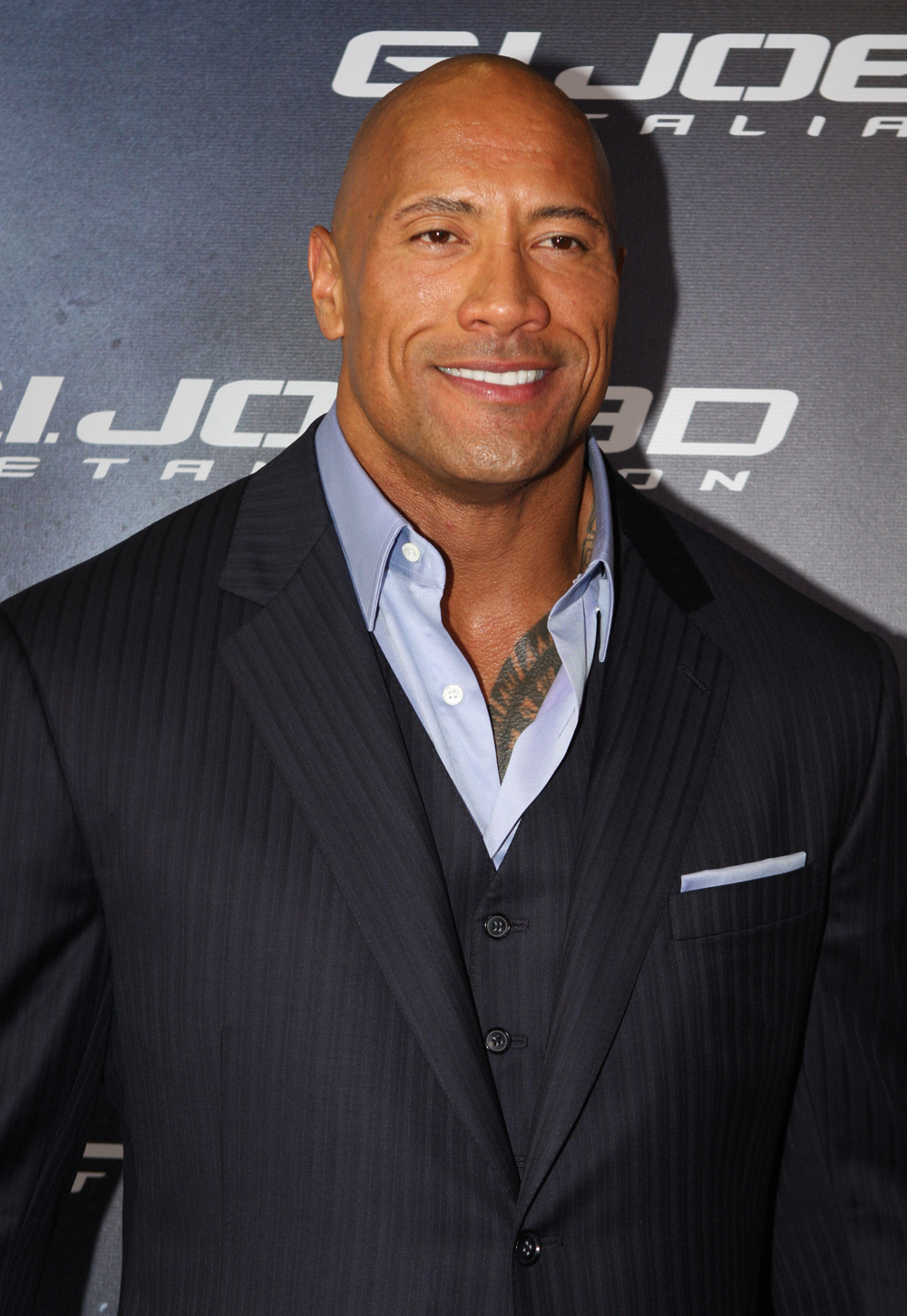 Dwayne "The Rock" Johnson on the red carpet