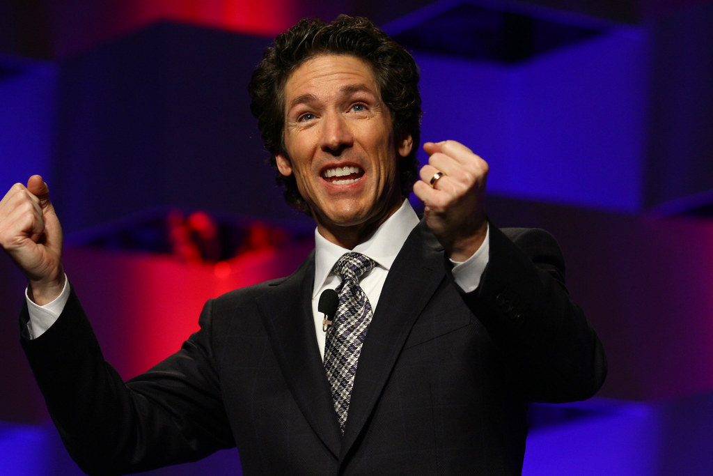 image of Pastor Joel Osteen teaching