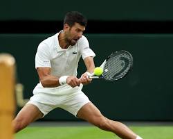 Image of Novak Djokovic, Wimbledon Tennis player