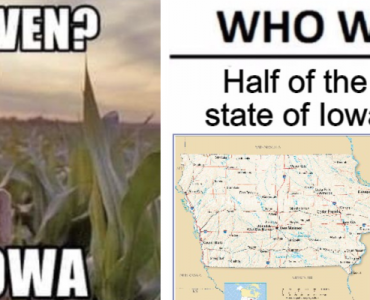 funny jokes in Iowa memes