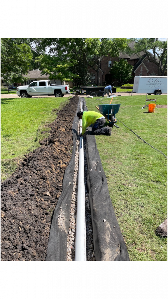 Dallas French Drain System Installation To Prevent Flooding From Storms The DailyMoss
