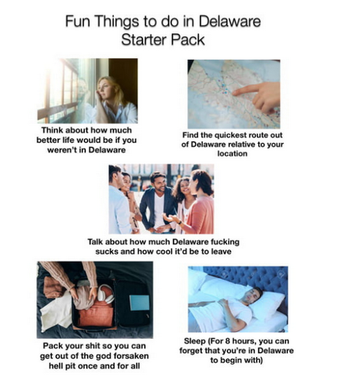 funny jokes in Delaware memes