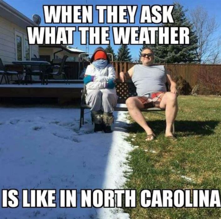 funny jokes - north carolina memes